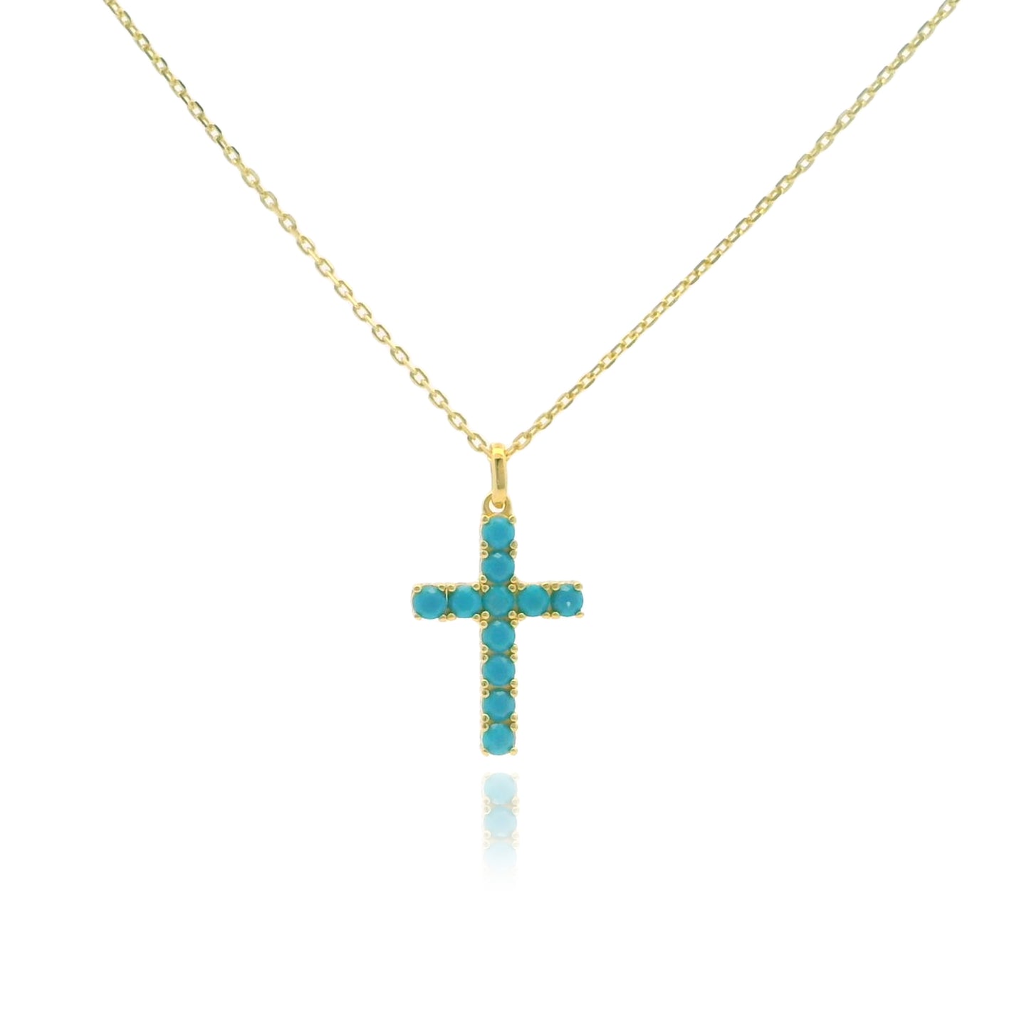 Cross CZ Necklace 15+3" - PGN22401