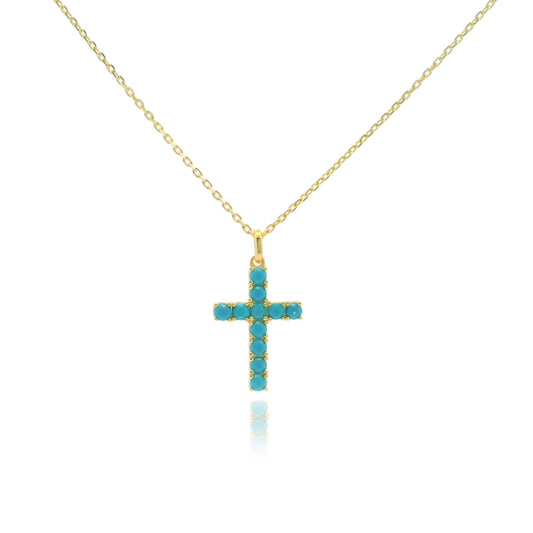 Cross CZ Necklace 15+3" - PGN22401