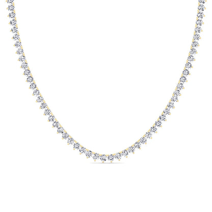 2.5MM 3PRONG Tennis Necklace - KN22299