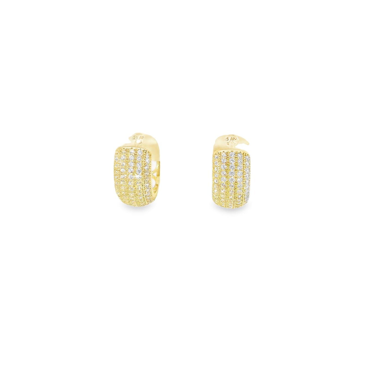 Pave Mini Chunky Hoop - KE192049