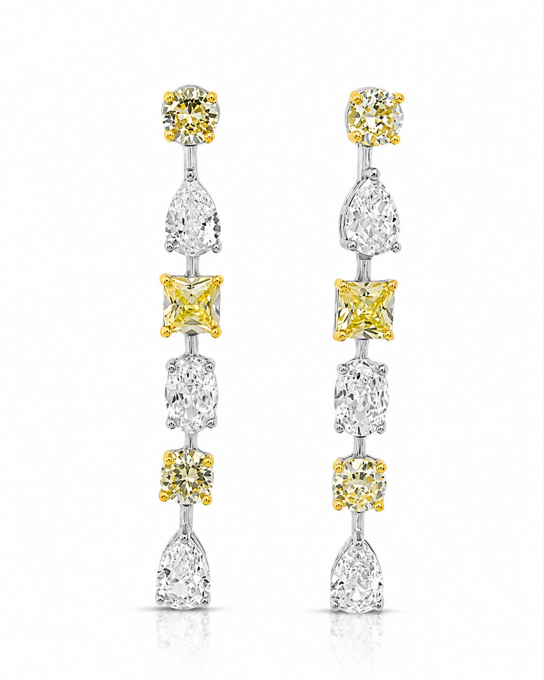 Multi Shape Drop Earring - KE192064