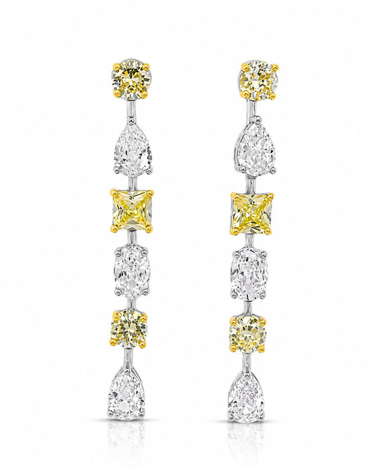 Multi Shape Drop Earring - KE192064