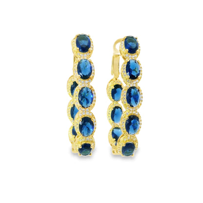 Chunky Oval Hoops - KE192037