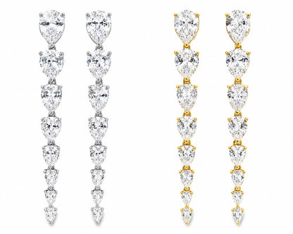 Elegant Long Tear Drops - KE192033