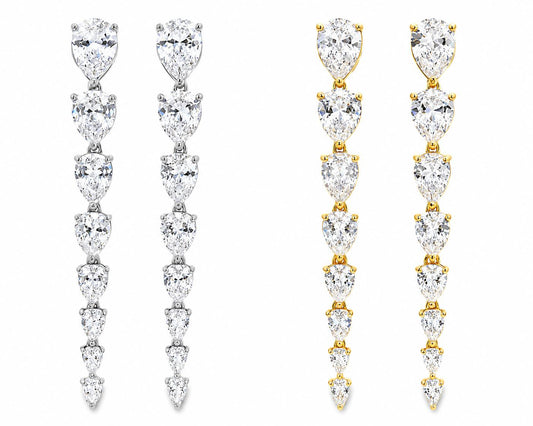 Elegant Long Tear Drops - KE192033
