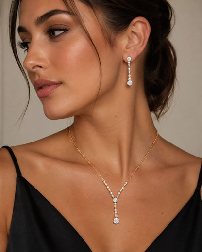 Bridal Drop Earring - KE191023