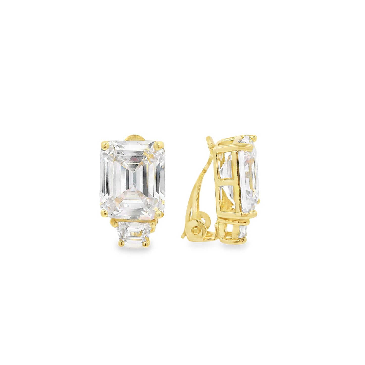 Emerald Cut CLIP ON - KE191079