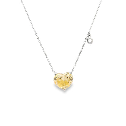 Large Heart Necklace 15+3" - PGN22160