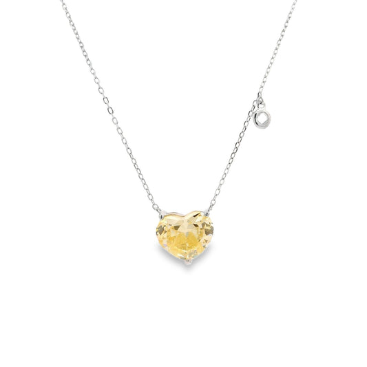 Large Heart Necklace 15+3" - PGN22160