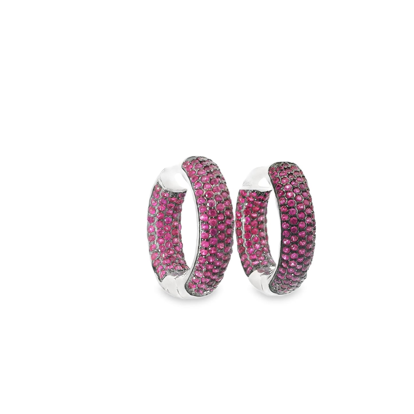Pave Chunky 1" Hoop - KE19490