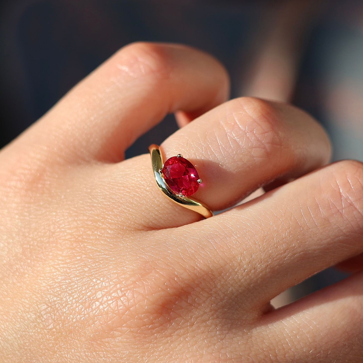 Oval Modern Ring - KR661015