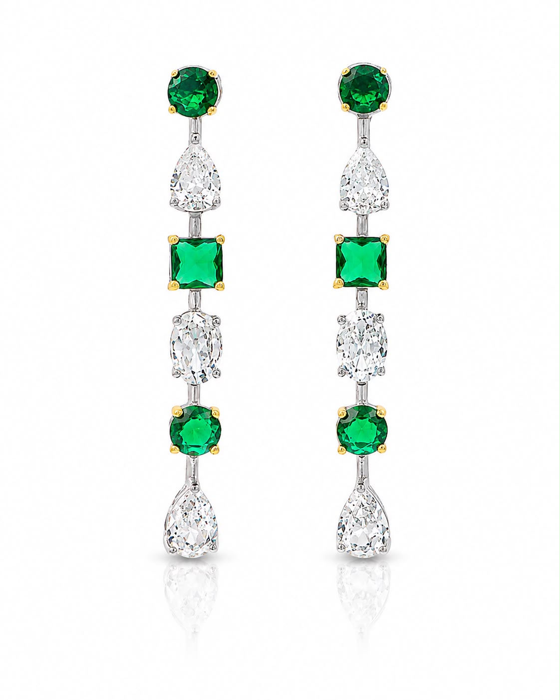Multi Shape Drop Earring - KE192064