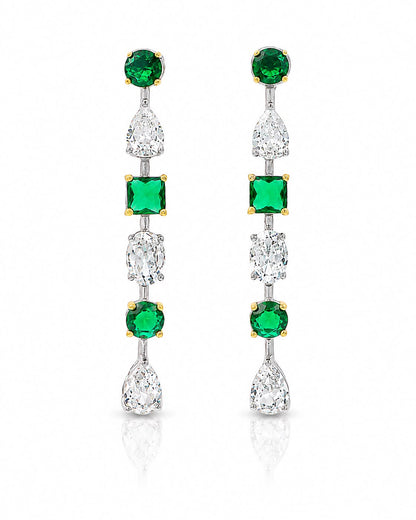 Multi Shape Drop Earring - KE192064