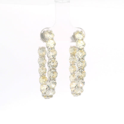 5MM Stone Oval 1.5" Hoop - KE19944