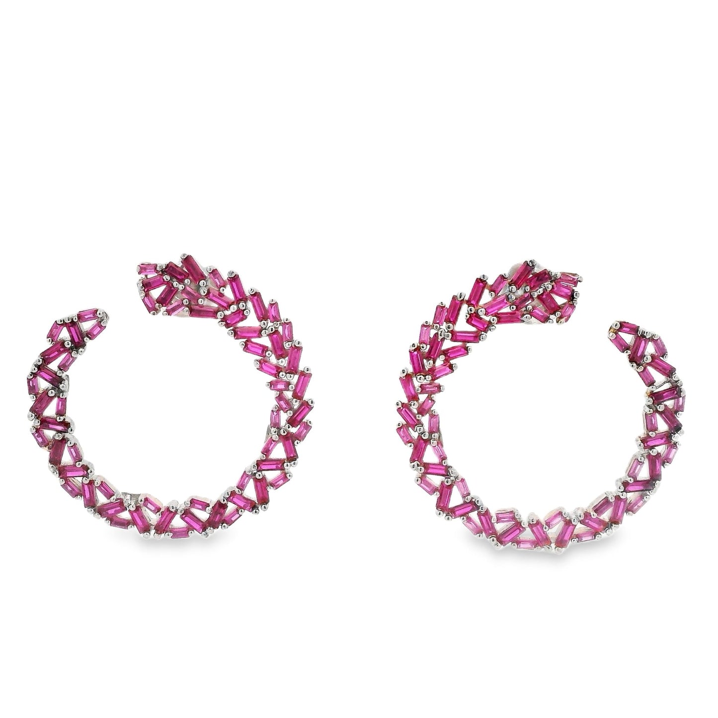 Baguette Wreath Elegant Earrings - KE19964