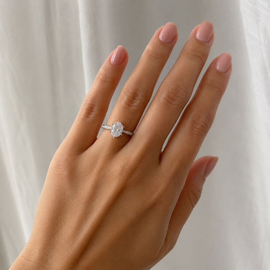 Classic Oval Engagement Ring