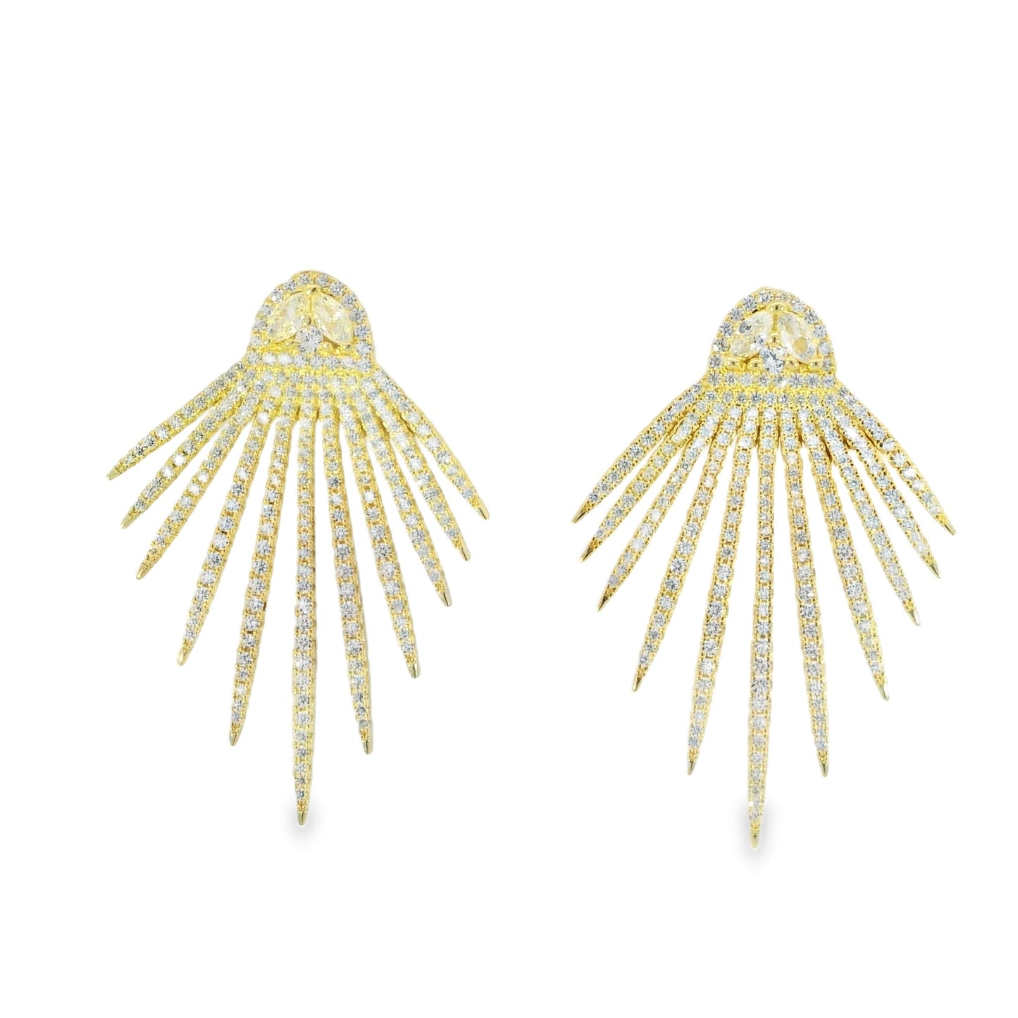 Elegant Down Spike Earring - KE192030