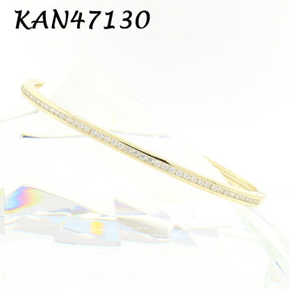 Channel Set 1 Row Bangle - KAN47130