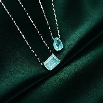 Rectangle Gem Necklace - PGN22466
