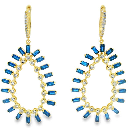 Large Baguette Bezel Tear drop - KE192170
