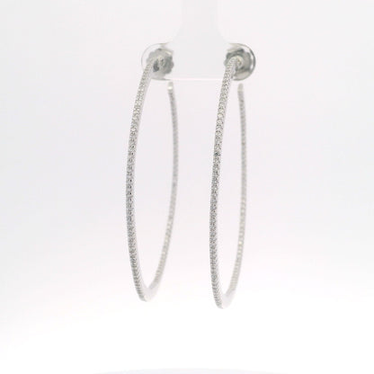 Thin Large 2" Hoops - KE19305A