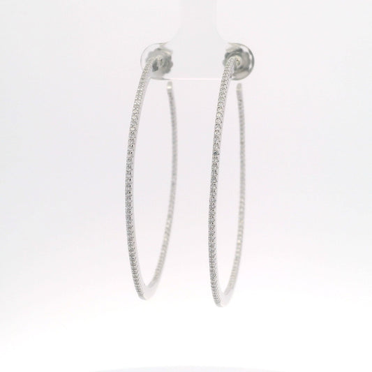 Thin Large 2" Hoops - KE19305A