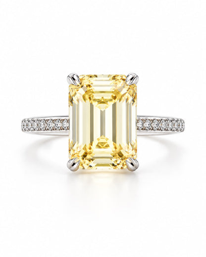 Emerald Cut Pave Band Ring - KR661010
