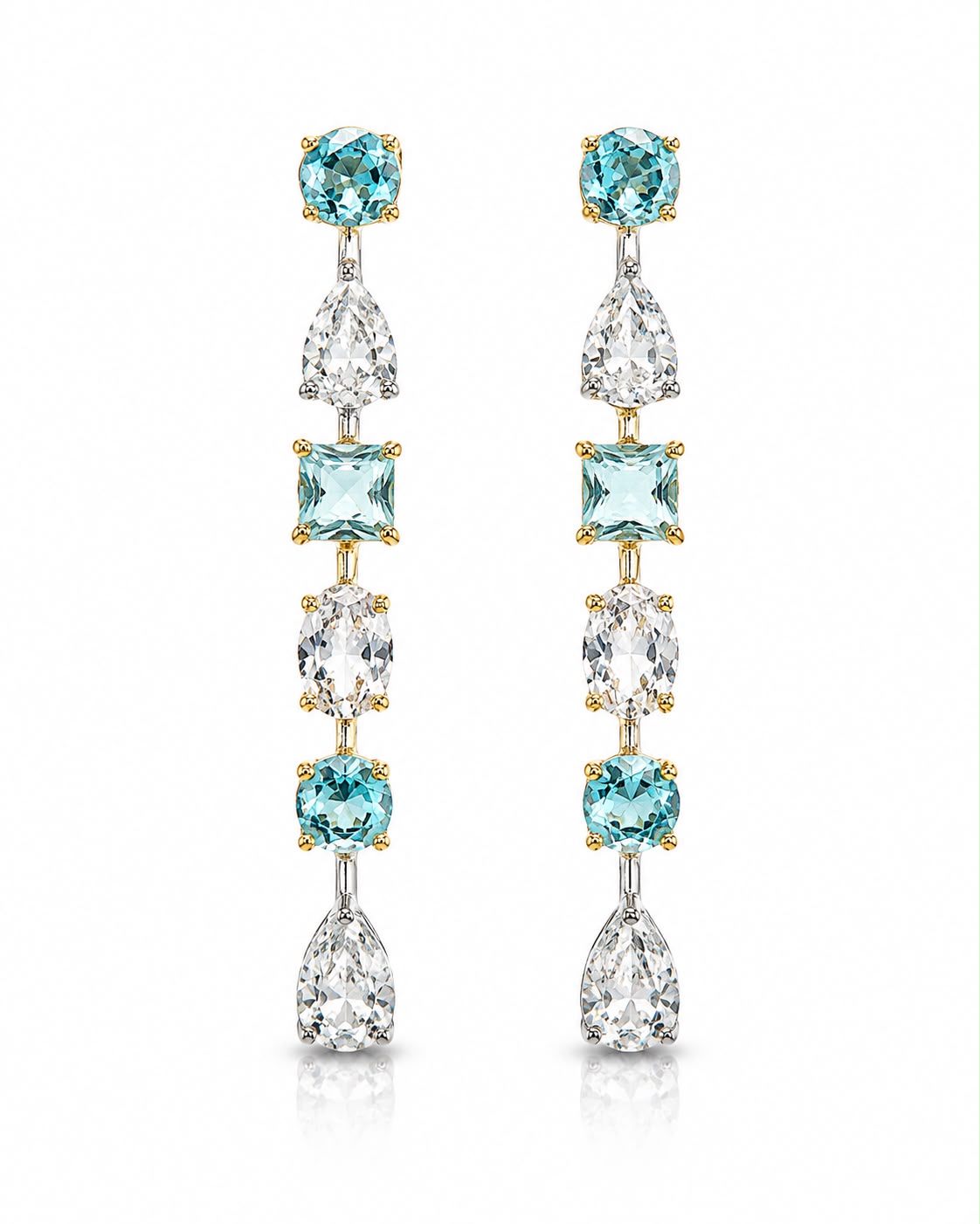 Multi Shape Drop Earring - KE192064