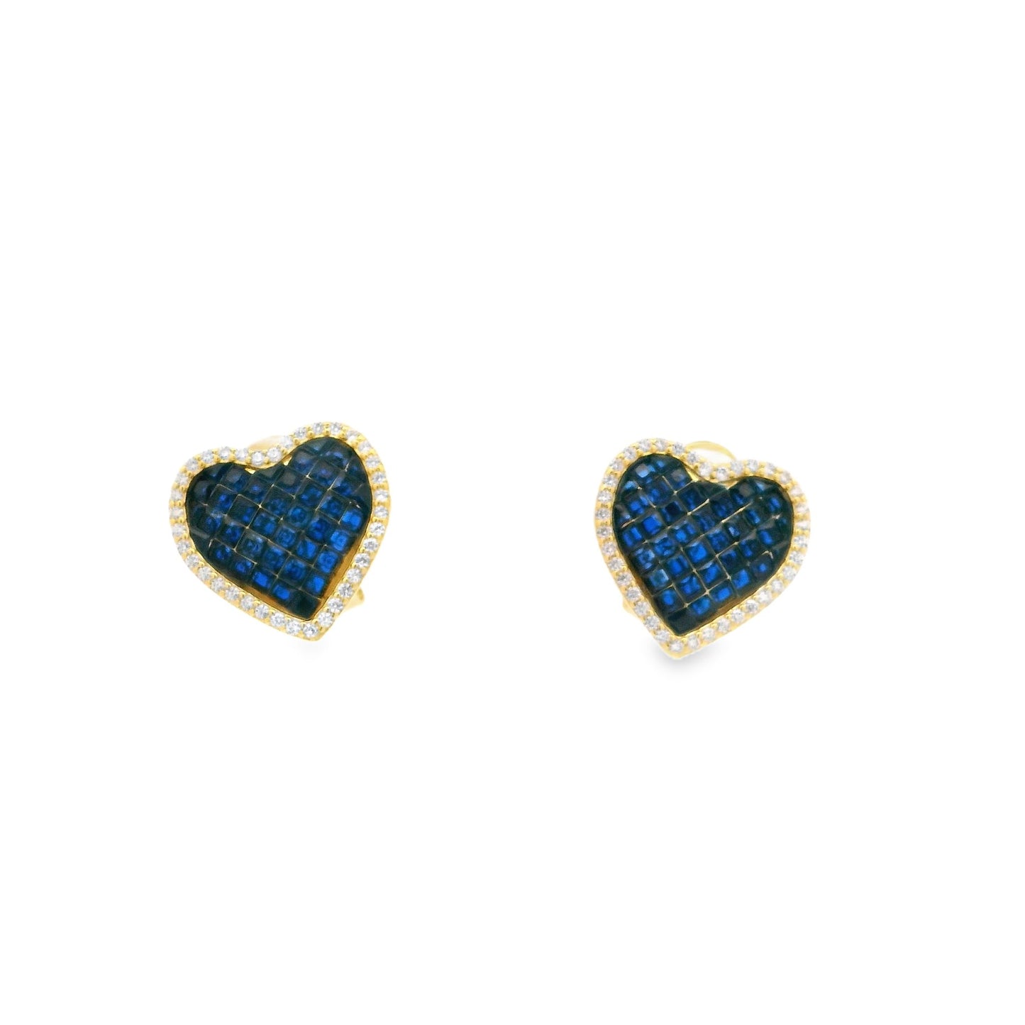 Invisible set Heart Omega Back Earring - AE13329