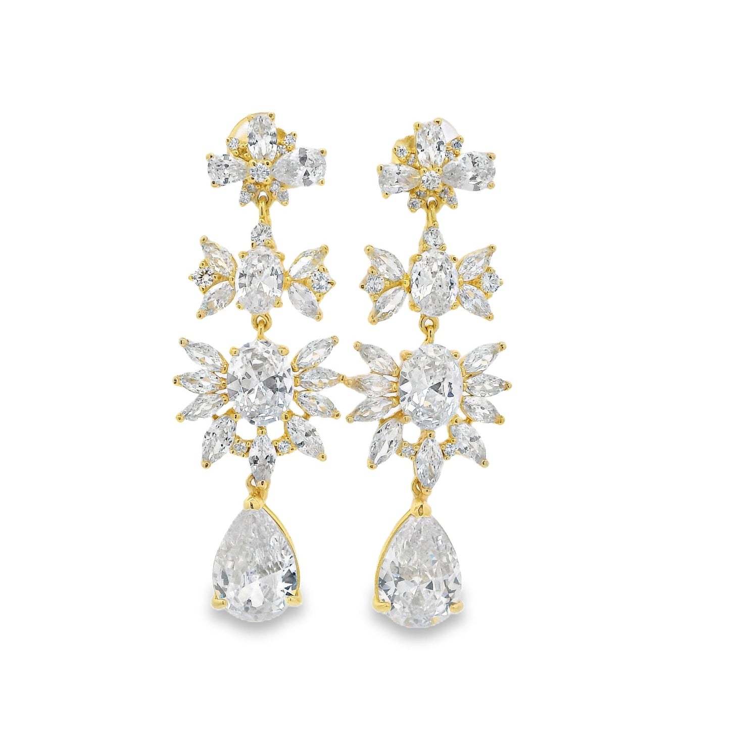 Tear drop Elegant Chandelier Earring - KE19868