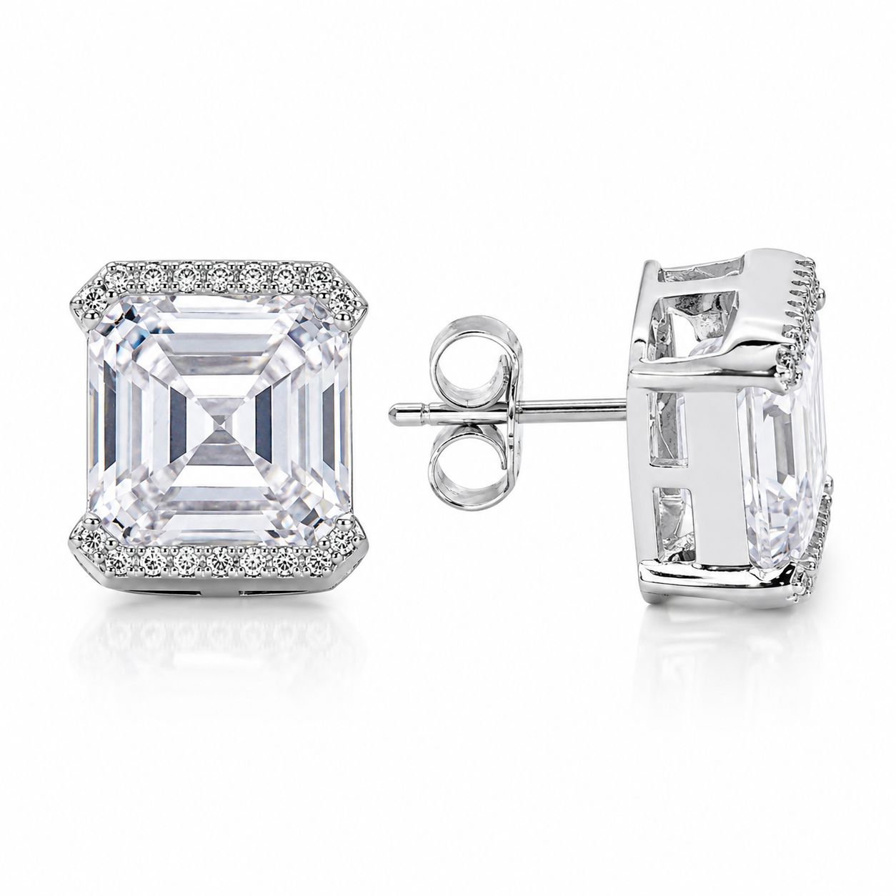 On ear Elegant Square Earring - KE192140