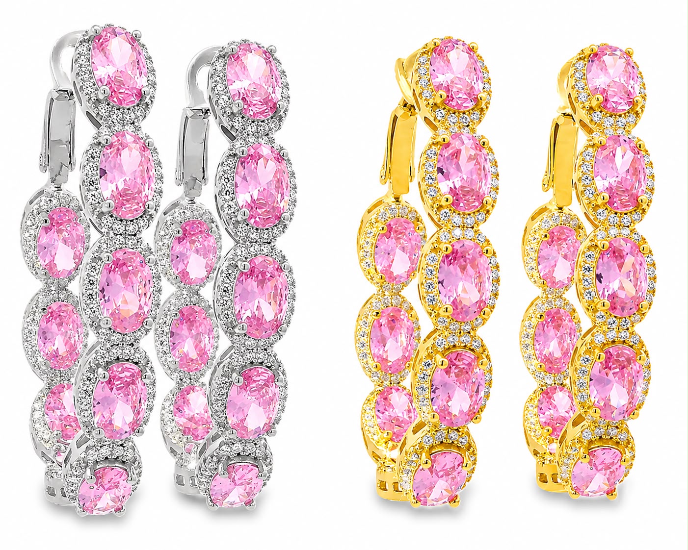 Medium Oval Sheila Hoops - KE192037