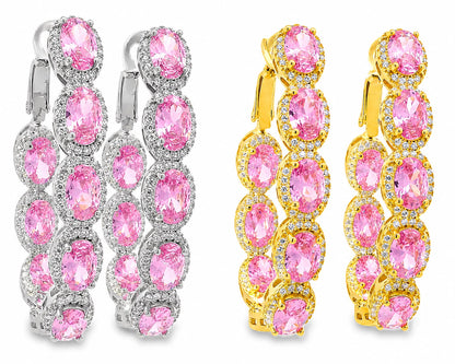 Medium Oval Sheila Hoops - KE192037