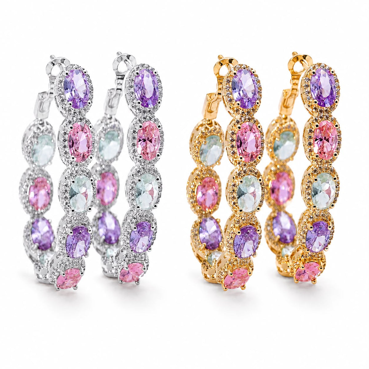 Medium Oval Sheila Hoops - KE192037