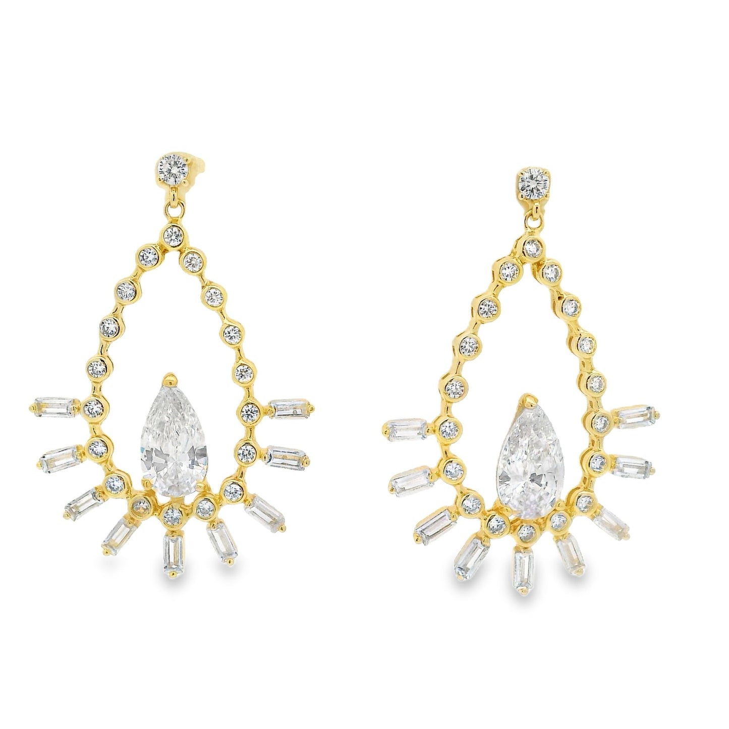 Medium Baguette Bezel Tear drop - KE192171