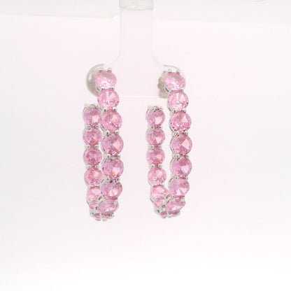 5MM Stone Oval 1.5" Hoop - KE19944