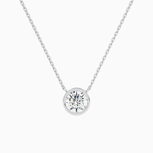 8MM Round Bezel Solitaire - PGN22446