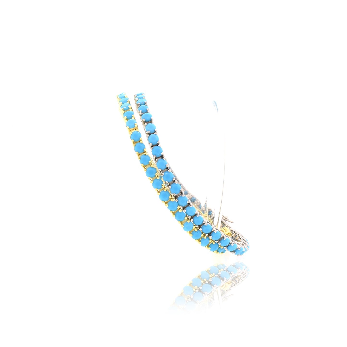 Color CZ 3MM 4prong  Tennis Bracelet - KB33070