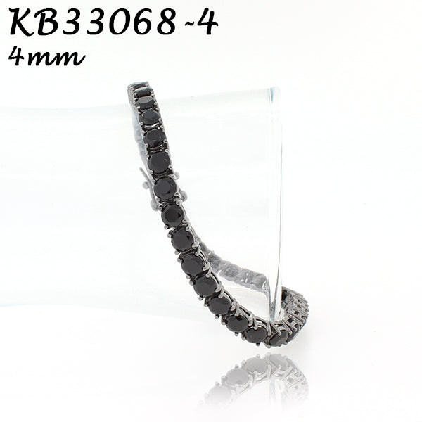 Diamond CZ 4MM 4prong Tennis Bracelet - KB33068-4