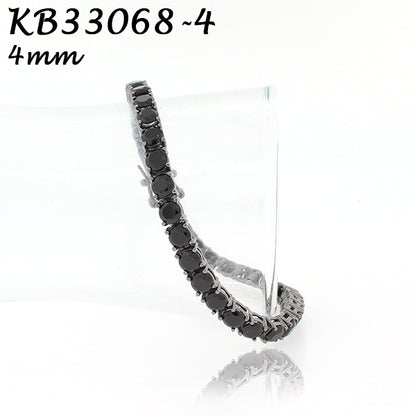 Diamond CZ 4MM 4prong Tennis Bracelet - KB33068-4