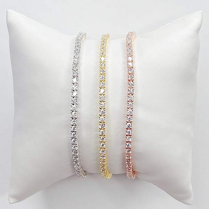 Diamond CZ 2.25MM 4prong Tennis Bracelet - KB33113